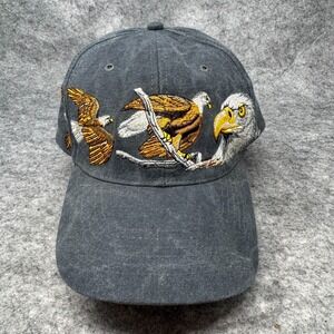Vintage Al Agnew Bald Eagle Hat Cap 90s Embroidered American Wildlife Outdoor